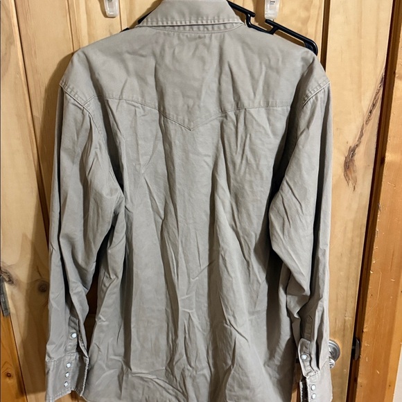 Wrangler Men's Beige Shirt Jacket - Picture 3 of 6